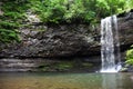 Cloudland Canyon waterfall plunge pool Royalty Free Stock Photo