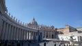 St Peters square, the Vatican, Rome