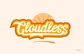 cloudless orange color word text logo icon