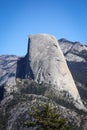 Half Dome mountain seen from Glacier Point lookout