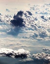 Clouds from above, altocumulus, meteorology