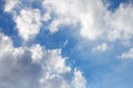 clouds against blue sky