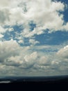 Clouds as a skyscape small size background Royalty Free Stock Photo