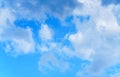 Clouds on a background of blue sky Royalty Free Stock Photo