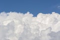 Clouds background cumulonimbus cloud formations Royalty Free Stock Photo