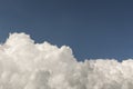 Clouds background cumulonimbus cloud formations Royalty Free Stock Photo