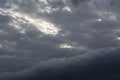 Clouds background cumulonimbus cloud formations before the storm Royalty Free Stock Photo