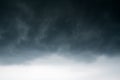 Clouds with background,sunlight through very dark clouds background of dark storm cloud Royalty Free Stock Photo