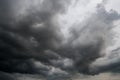 Clouds with background,sunlight through very dark clouds background of dark storm cloud Royalty Free Stock Photo