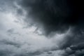 Clouds with background,sunlight through very dark clouds background of dark storm cloud Royalty Free Stock Photo