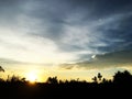 Clouds and beautiful blue skies Royalty Free Stock Photo