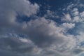 Clouds in an autumnal afternoon sky