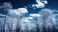 clouds blue black and white background Royalty Free Stock Photo