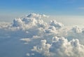 Clouds in the blue sky