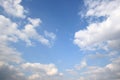 Clouds in the blue sky. Royalty Free Stock Photo