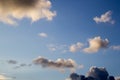 Clouds in the blue sky Royalty Free Stock Photo