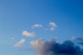 Clouds in the blue sky Royalty Free Stock Photo