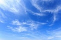 Clouds in the blue sky Royalty Free Stock Photo