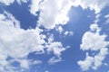 Clouds with blue sky background