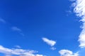 Clouds, blue sky background design elements. Pantone Classic Blue Royalty Free Stock Photo