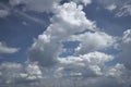 clouds in a blue sky Royalty Free Stock Photo