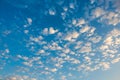 Clouds on blue sky Royalty Free Stock Photo