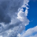 Clouds on the blue sky Royalty Free Stock Photo