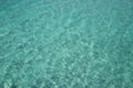 Clouds with blue sky over calm sea beach in tropical Maldives island. Summer sand beach and sea background. Ocean view Royalty Free Stock Photo