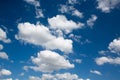 Clouds in the blue sky Royalty Free Stock Photo