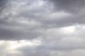 Clouds in the blue sky. A stunning gray sky. The storm is approaching. A beautiful clouds against the blue sky background. Amazing Royalty Free Stock Photo