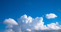 Clouds in blue sky