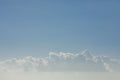 Clouds on blue sky at sunny day Royalty Free Stock Photo