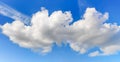 Clouds in the blue sky Royalty Free Stock Photo