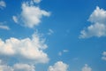 Clouds and blue sky. Royalty Free Stock Photo