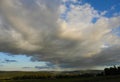 Rainbow drops down over Cortland County NYS