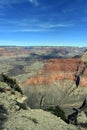 Clouds cast shadow over grand canyon