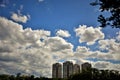 Clouds in the city of Mogi das Cruzes