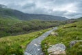 Clouds covering the mountains of Snowdonia above the PYG track - 2