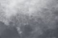Clouds descending from on high Royalty Free Stock Photo