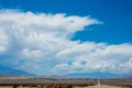 Clouds Mountain Desert Road Royalty Free Stock Photo