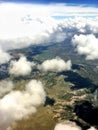 Clouds and desert in the southwest Royalty Free Stock Photo