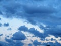 Clouds in an early evening winter sky over South County Dublin