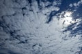 Clouds during Eclipse Royalty Free Stock Photo
