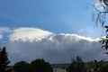 Clouds in the evening sky fascinate