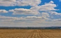 Clouds And Farm Land Landscape