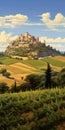 Award-winning Romanesque Landscape Painting With Hyper-detailed Renderings