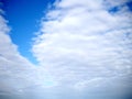 Clouds floating and waving from sky Royalty Free Stock Photo