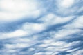 A Clouds fluffy in the sky storm on nature background. Danger before the rain Royalty Free Stock Photo