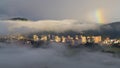 Clouds and Fog in Donostia.