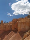 Clouds and Hoodoos Royalty Free Stock Photo